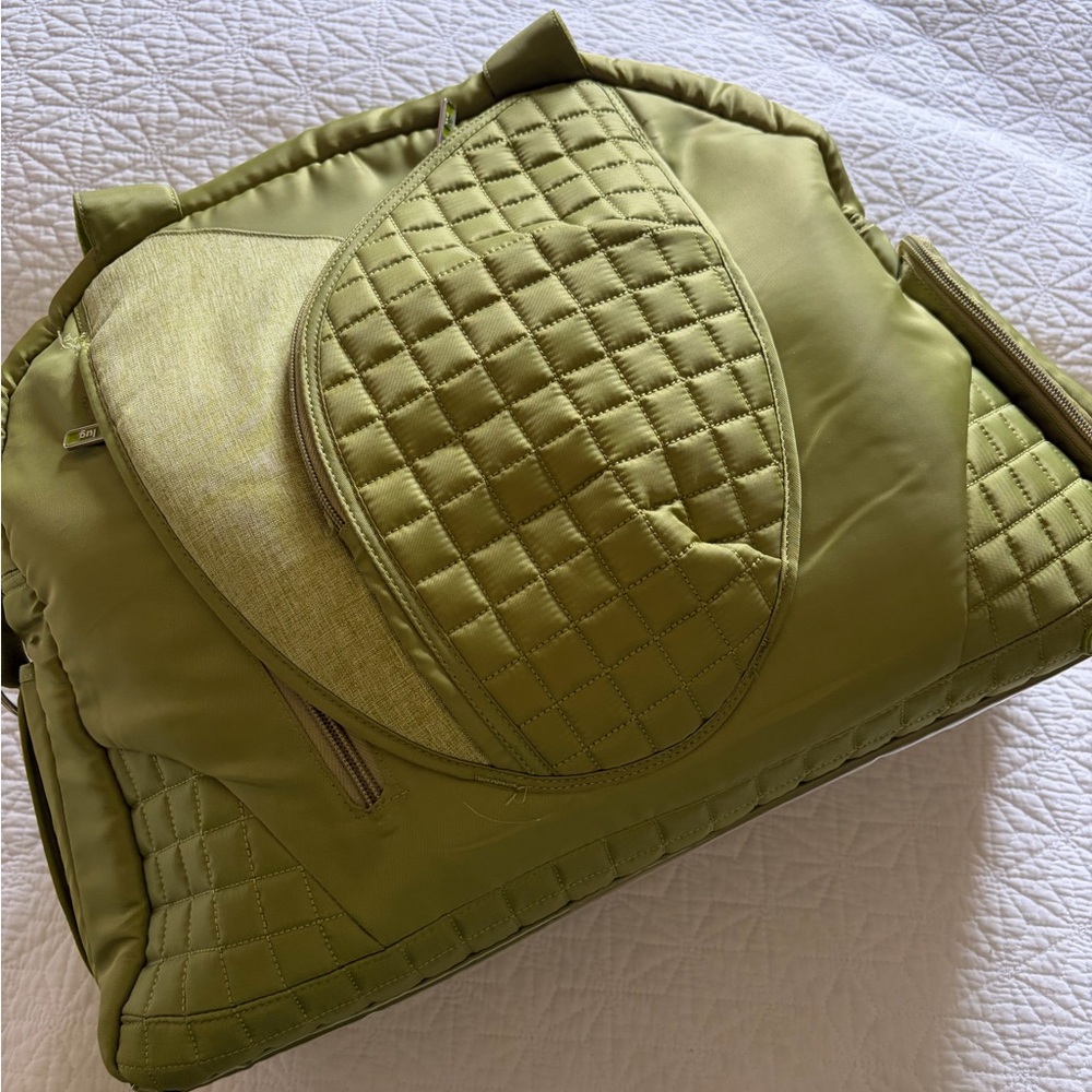 Lug Olive Green Quilted Travel Bag